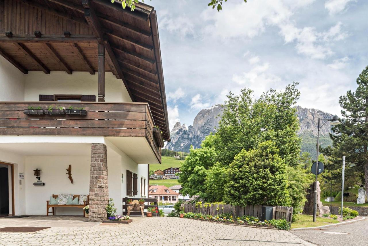 Ferienwohnung 3 Vikoler Völs am Schlern Exterior foto